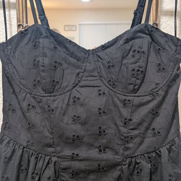 TJ Maxx Evolutionary Apparel Black Bodice Midi Dress - Picture 5 of 13